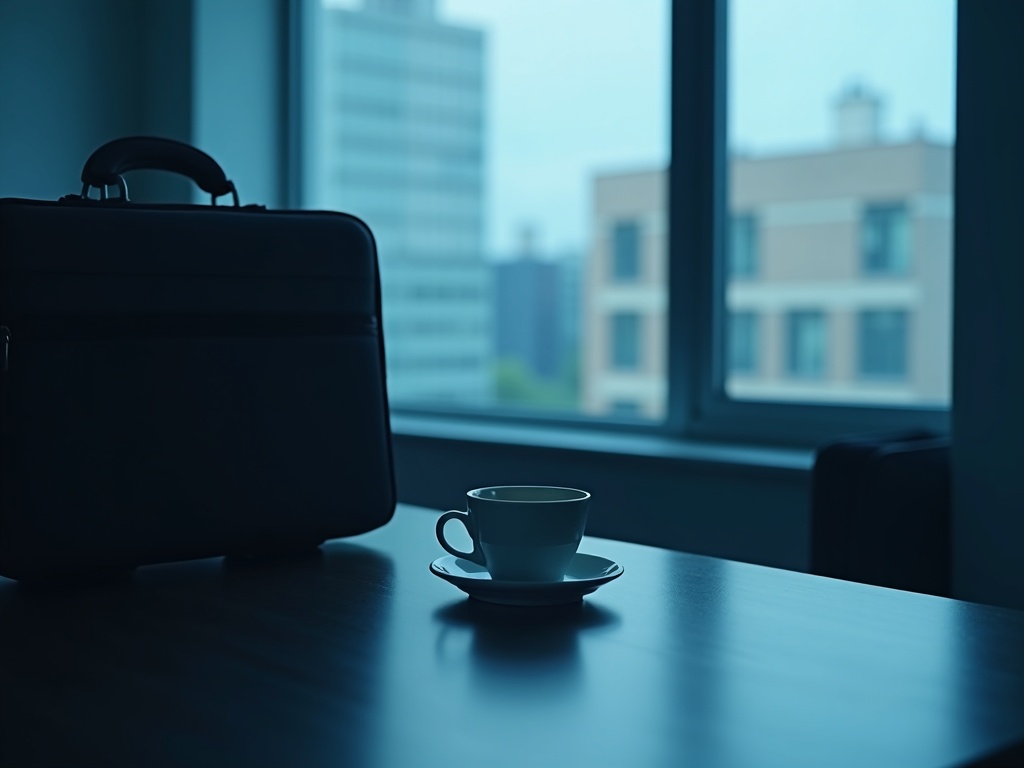 Abandoned workspace reflecting job burnout and workplace exhaustion